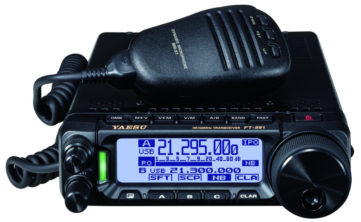 Yaesu FT-891 100W HF/6M Mobile